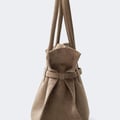 Belted tote bag