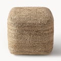 Handgefertigter Pouf Bono aus Jute