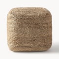 Handgefertigter Pouf Bono aus Jute