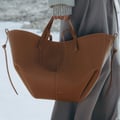 Polène Cyme Edition Camel Genarbtes Leder