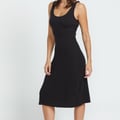 RIZZLED - Etuikleid - black