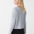 WITH BUTTONS - Cardigan - grey