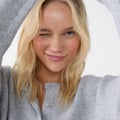 WITH BUTTONS - Cardigan - grey