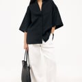 Tailored Wide Leg Linen Pants
