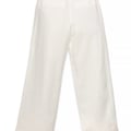 Tailored Wide Leg Linen Pants
