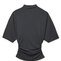 Soft Line Funnel Neck Jersey Top