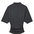 Soft Line Funnel Neck Jersey Top