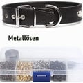 Tnfeeon Eyelets Mini Eyelets Metal Eyelets 2 mm Plated Copper Metal Eyelets Kit Shoelaces Eyelets Set | Repair shoes and bags, hole tool for precise hammering, rust-proof and dimensionally stable, 4 colours