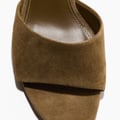 Hohe Sandaletten aus Veloursleder  