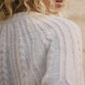 BLEND CABLE KNIT CREW NECK - Strickpullover - ecru cream