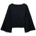 Soft Cotton Wide Sleeve Jersey Top