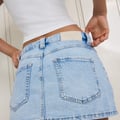 Stradivarius D62 Denim-Hosenrock
