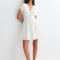 Gina Tricot Mini dress - Weiß 