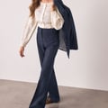 REGULAR FIT - MILITARY  - Trousers - navy