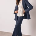 REGULAR FIT - MILITARY  - Trousers - navy