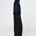 FUNNEL-NECK DENIM JACKET