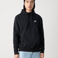 SPORTSWEAR CLUB FLEECE - Kapuzenpullover - black/white