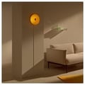 VARMBLIXT Tisch-/Wandleuchte, LED, orange Glas/rund, 30 cm