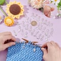 nbeads 30pcs Alloy Pendant Decoration, Tibetan Styles Dangle Metal Charms Alloy Pendant with Lobster Clasp for Stitch Marker Earrings Necklace Jewellery Crafts Silver