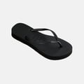 FLATFORM - T-bar sandals - black