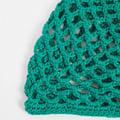 Reclaimed Vintage gehäkelte Beanie in Jadegrün