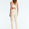 COMFORTLUX HIGH-RISE RIB 65cm ANKLE-LENGTH - Leggings - beige