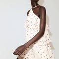 MANGO Halterkleid mit Polka-Dots 
