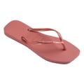 Havaianas Slim mit eckiger Zehenpartie in Clay
