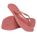 Havaianas Slim mit eckiger Zehenpartie in Clay
