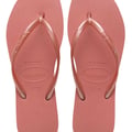 Havaianas Slim mit eckiger Zehenpartie in Clay
