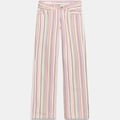 ZARA JEANS TRF WIDE LEG MIT NIEDRIGEM BUND UND STREIFEN