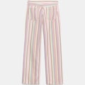 ZARA JEANS TRF WIDE LEG MIT NIEDRIGEM BUND UND STREIFEN
