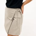 Fold Over Wrap Mini Skirt