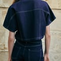 Zara kurzes Jeanshemd