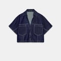 Zara kurzes Jeanshemd