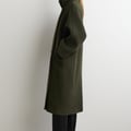 DOPPELREIHIGER LANGER OVERSIZED-MANTEL AUS WOLLE