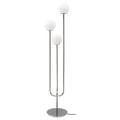 IKEA SIMRISHAMN Standleuchte, verchromt/opalweiß Glas