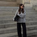 Round Neck Knitted Sweater