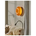 IKEA VARMBLIXT Tisch-/Wandleuchte, LED, orange