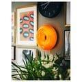 IKEA VARMBLIXT Tisch-/Wandleuchte, LED, orange