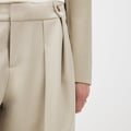 Mid Waist Suit Pants