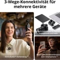 DJI Mic 3 Wireless Microphone | Mini-Mikrofon f. iPhone/Kamera/Android, ultraleicht, adaptive Gain-Steuerung, Dualband-Anti-Interferenz, 28 Std. Nutz., Vlog