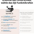 DJI Mic 3 Wireless Microphone | Mini-Mikrofon f. iPhone/Kamera/Android, ultraleicht, adaptive Gain-Steuerung, Dualband-Anti-Interferenz, 28 Std. Nutz., Vlog