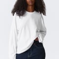 Boxy Longsleeve aus Baumwolle
