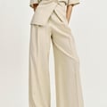 Zara - weite Hose mit Leinen 