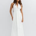 Gina Tricot Halterneck dress - Weiß 