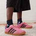 adidas Originals – Gazelle Indoor – Sneaker in Rosa und Schwarz mit Gummisohle