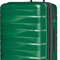 Bergpfeil Suitcase Set 3-Piece Hard Case Lightweight S M L | Suitcase set 3-piece unisex polypropylene black travel series