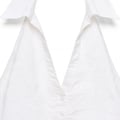 Neckholder-Top mit Stickerei