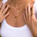 Cluster Glitter Kette